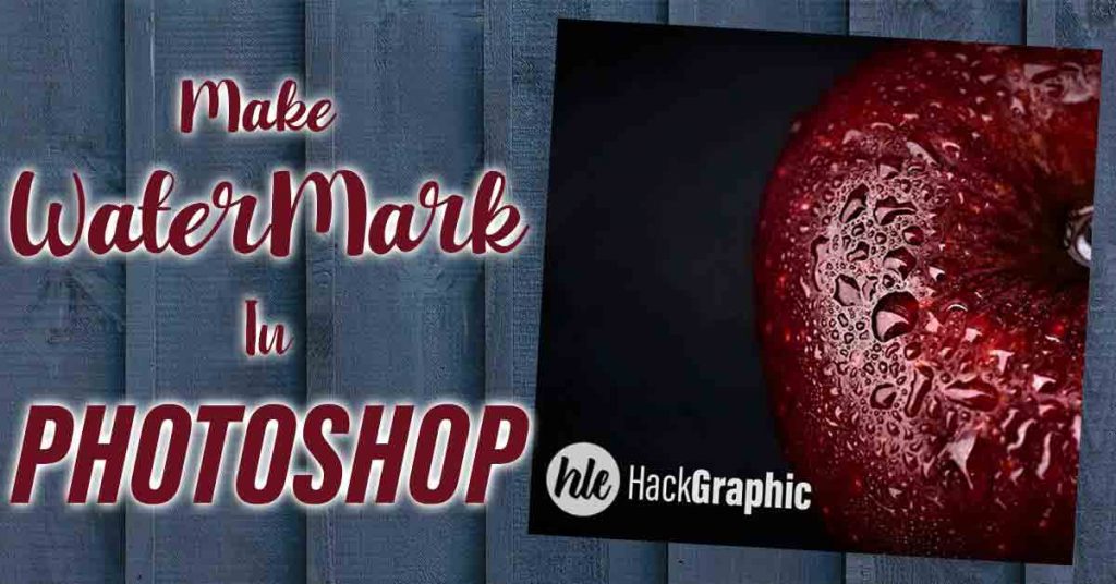 how to make a watermark logo in photoshop