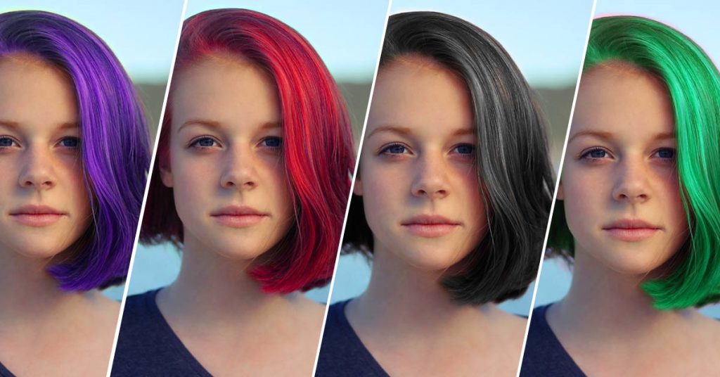 how to change hair color in photoshop