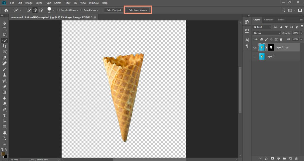 Refining Your Selection In Photoshop